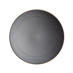 Echo Etched Shallow Salad Bowl in Indigo