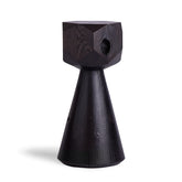 #7 Multi-Facet Pedestal in Oxidized Oak