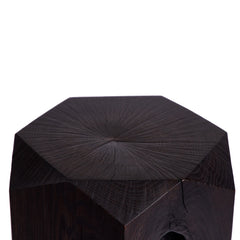 #7 Multi-Facet Pedestal in Oxidized Oak