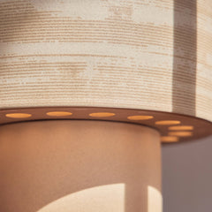 Stack Small Table Lamp in Hickory and Barley