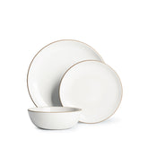 Opaque White Dinnerware Set