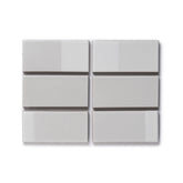 DG17 Sample in Mid-Century White Blend Rectangles