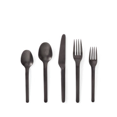 Muir Flatware in Onyx (5 Piece Setting)