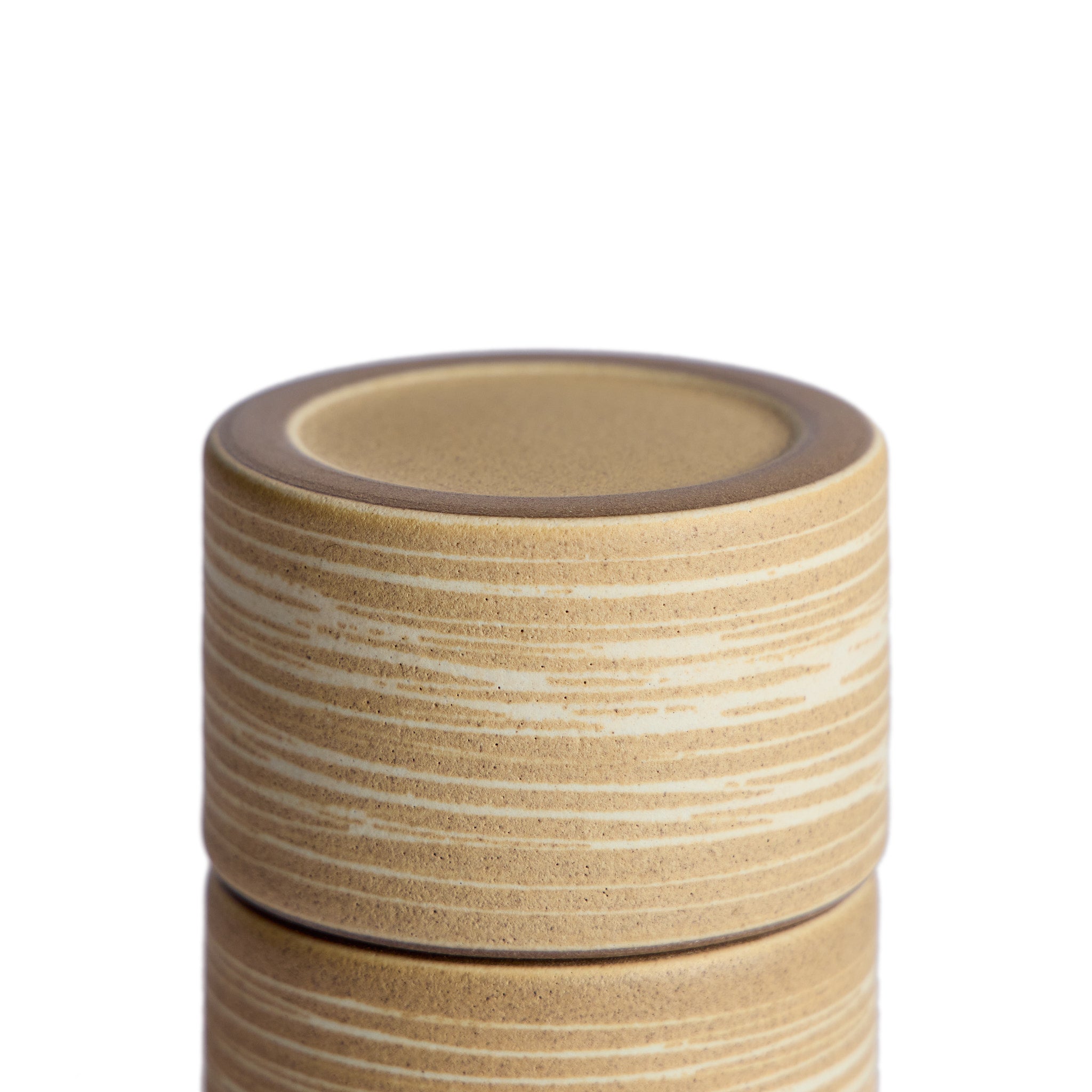 Matchstick Holder in Oat and Hickory