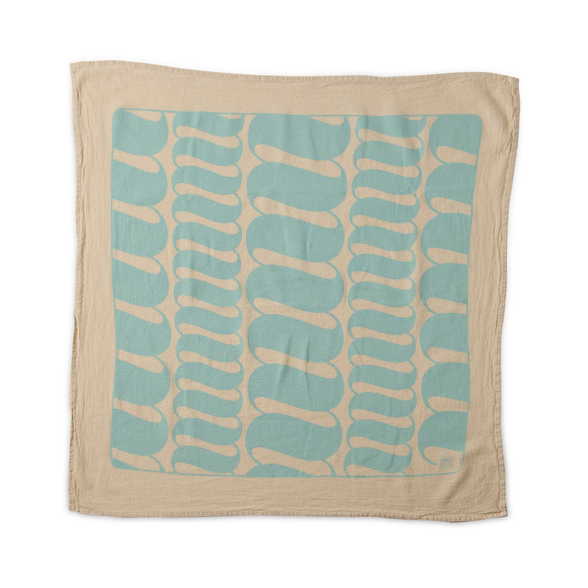 Tea Towels in Nimbus and Grass (Set of 2)