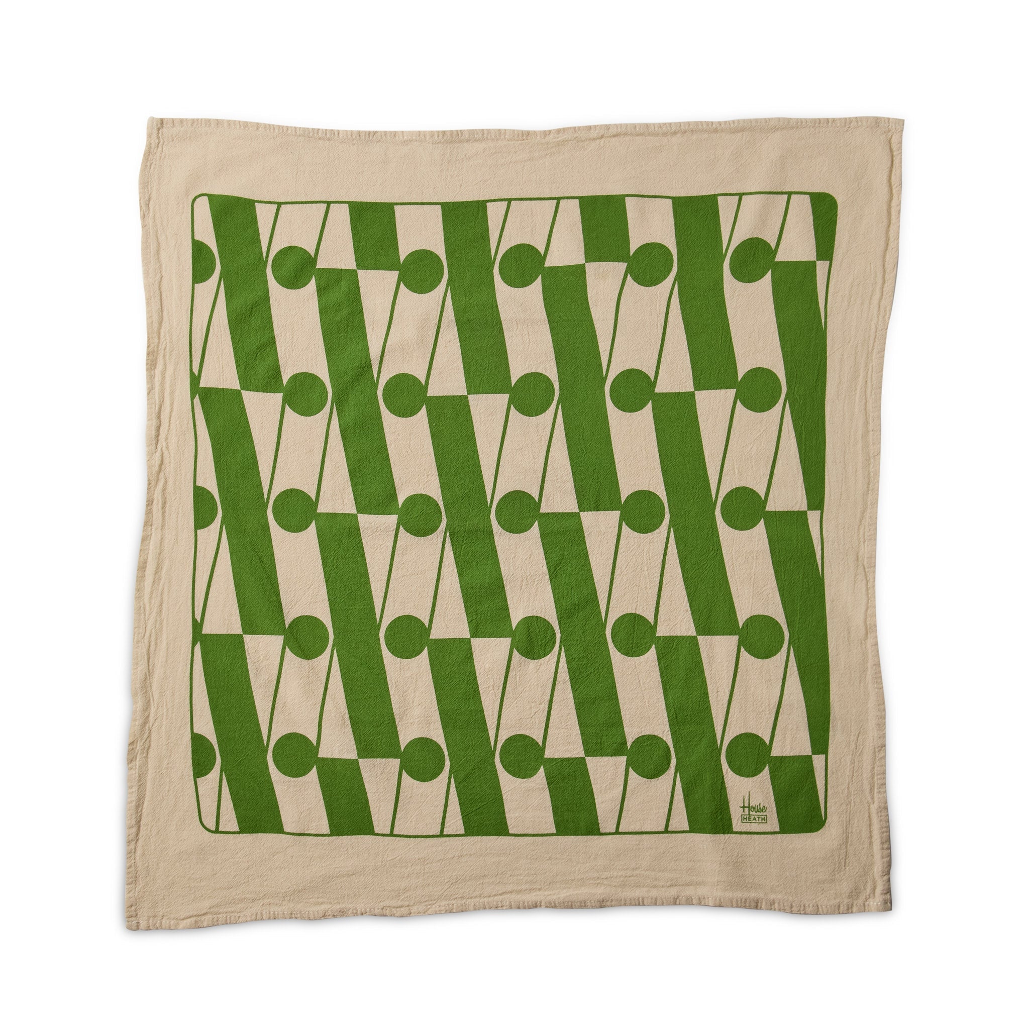 Tea Towels in Nimbus and Grass (Set of 2)