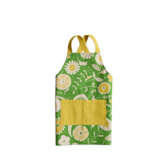 Flourish Mini Apron in Grass Green