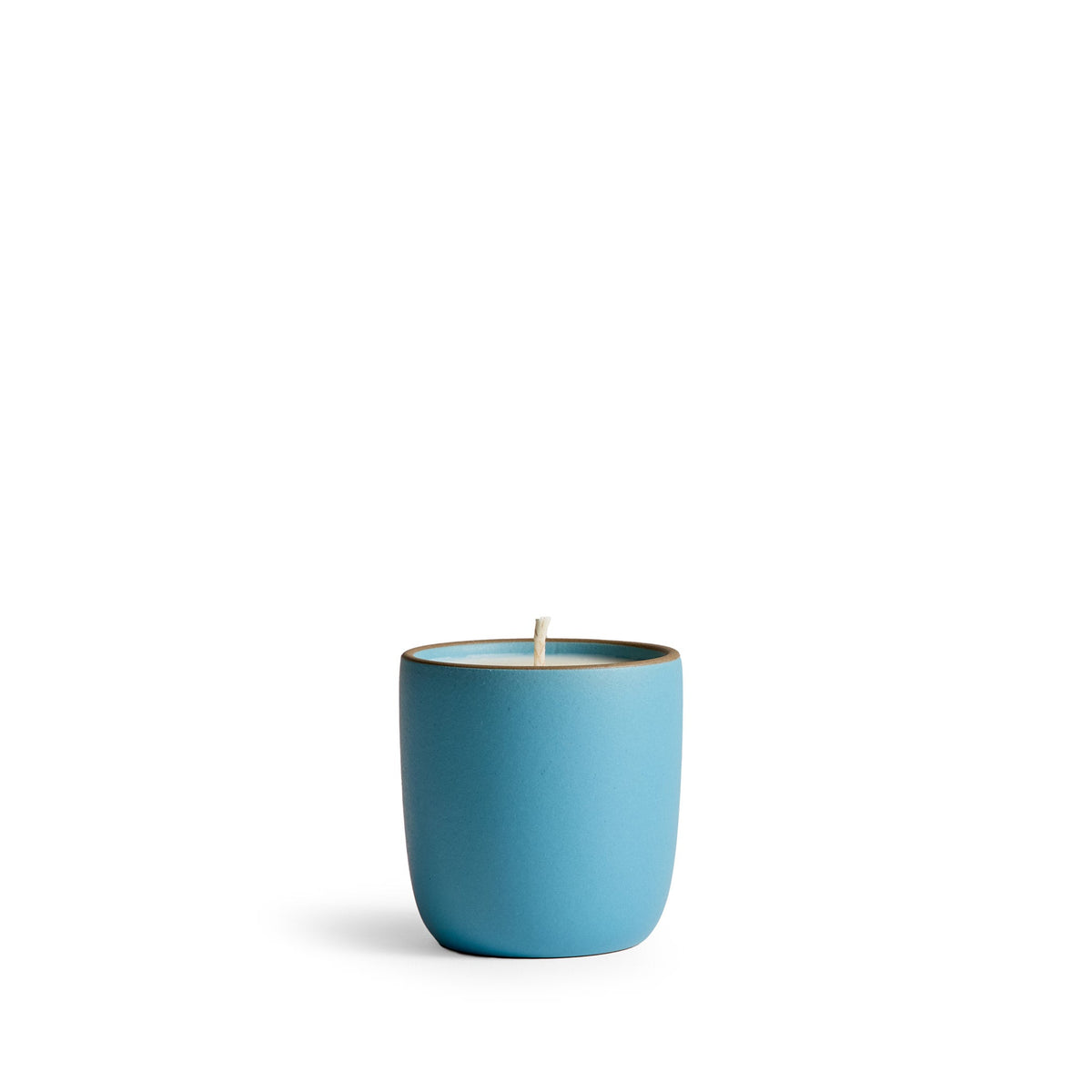 Cedarwood and Lavender Candle in Cyan Cup