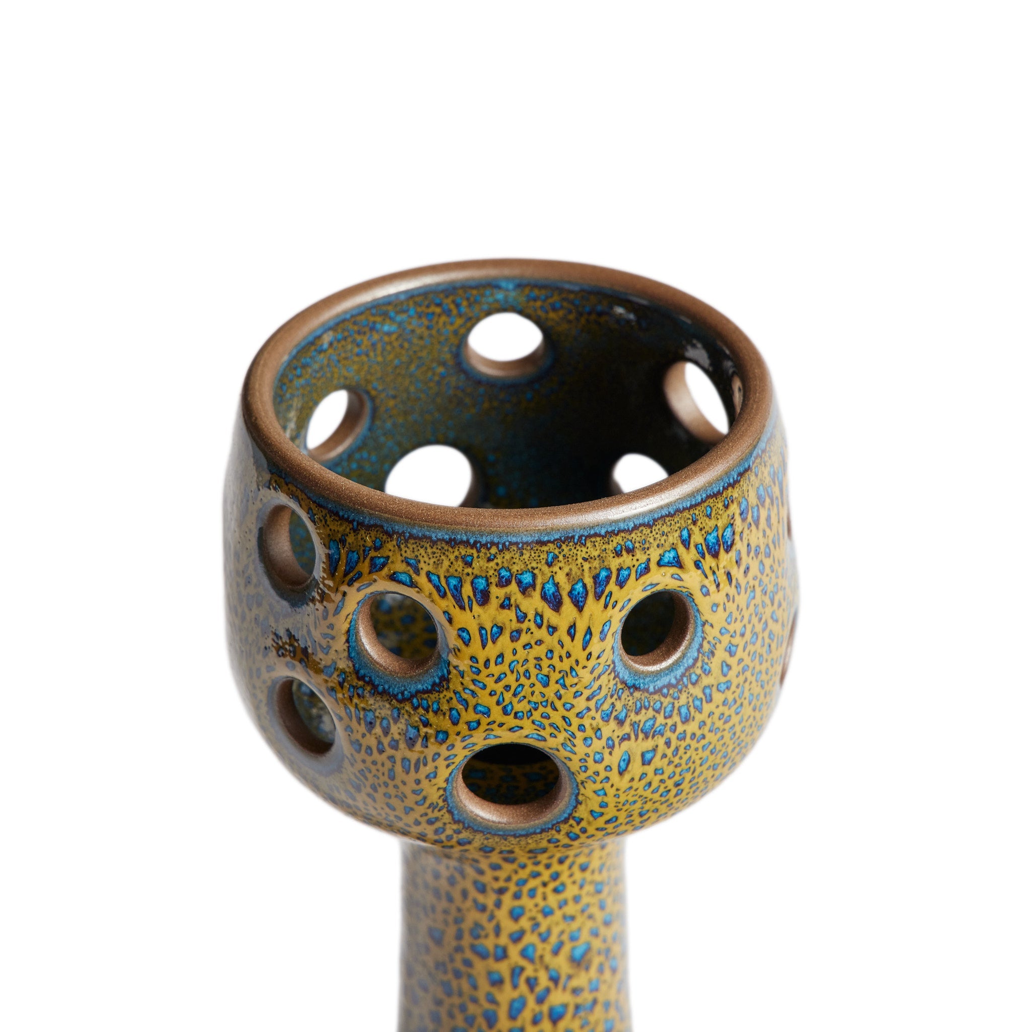 Small Lighthouse Candleholder in Nougat