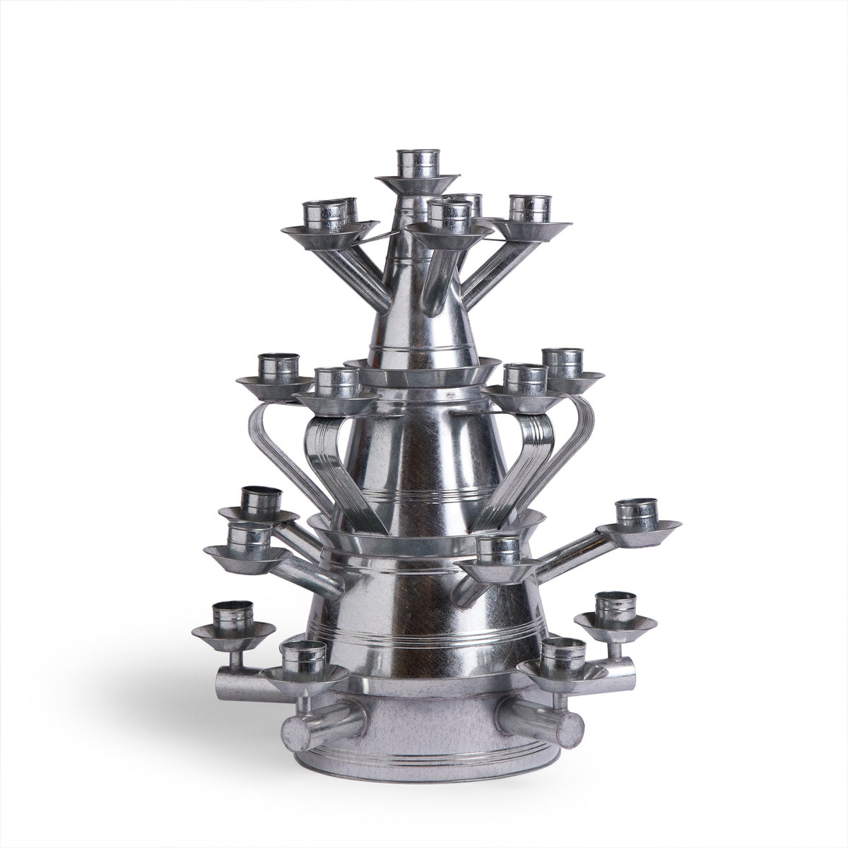 Galvanized Steel Candle Tower