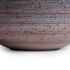 John's Bowl in Wire-Combed Opal Pacific / Buckwheat / Brick