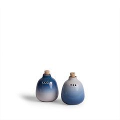Salt & Pepper Shaker in Opal Pacific and Buckwheat