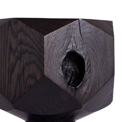 #7 Multi-Facet Pedestal in Oxidized Oak