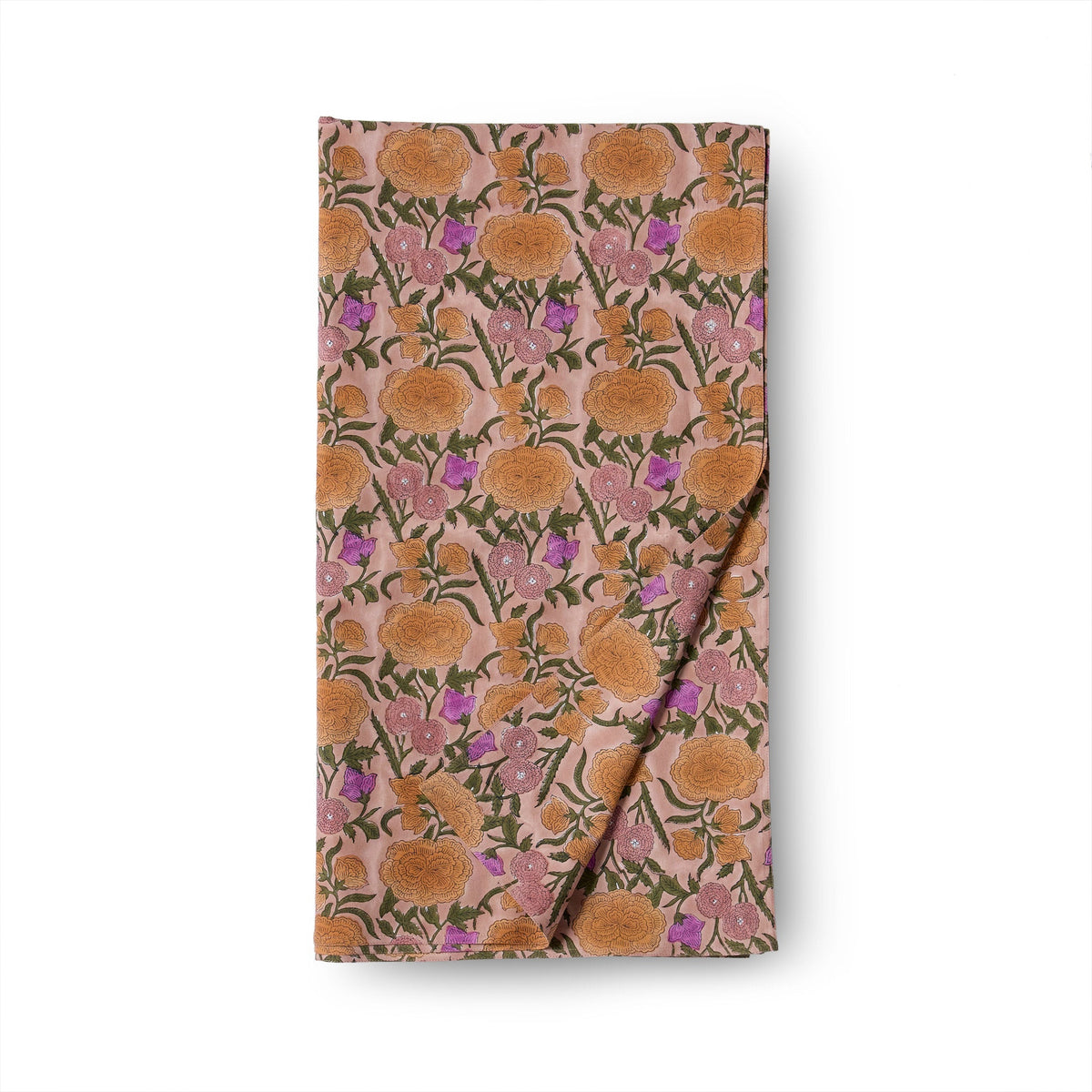 Nargis Rectangle Tablecloth in Old Rose