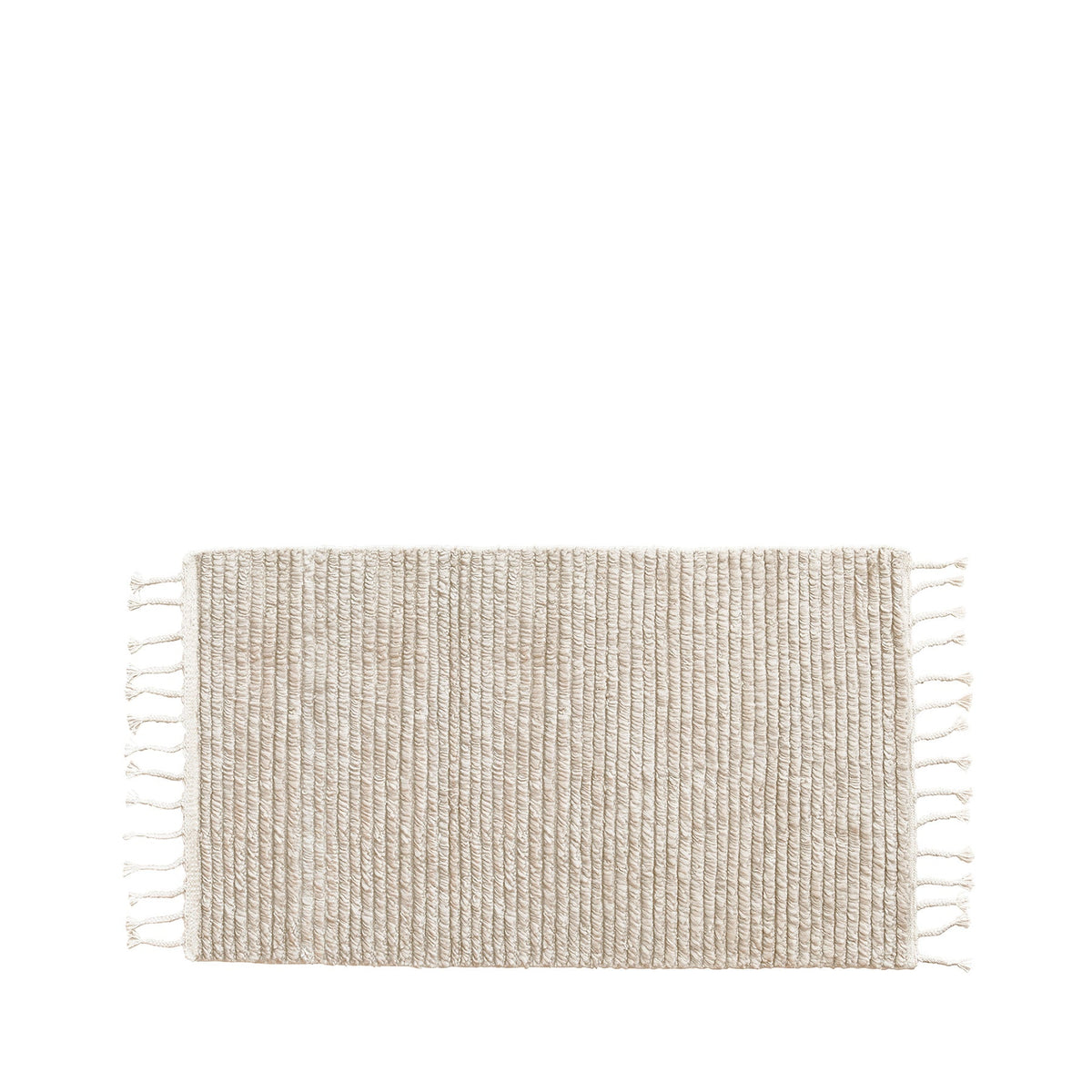 Malawi Rug in Oatmeal 24" W x 48" L