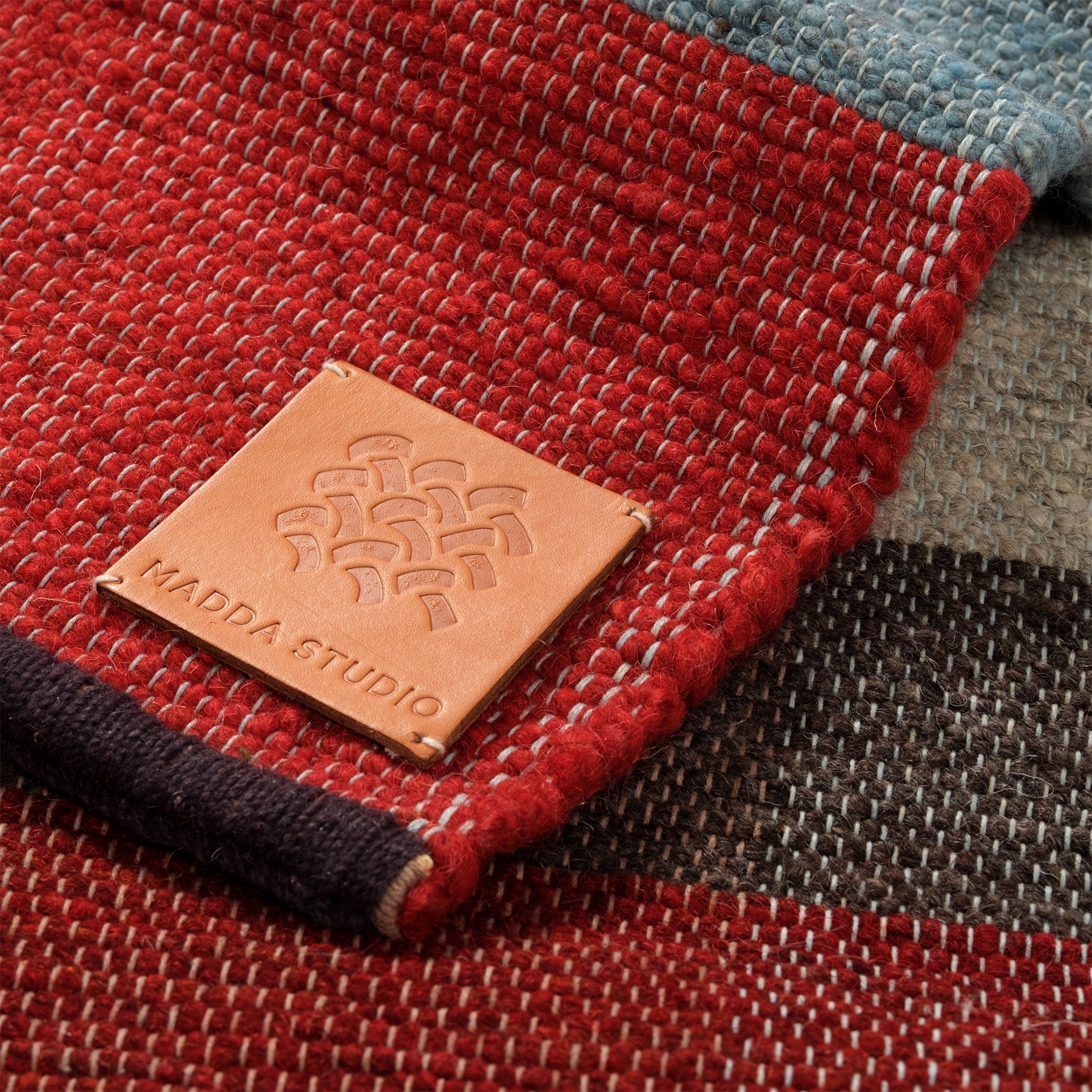 Wool Remnant Hand Woven Rug 6