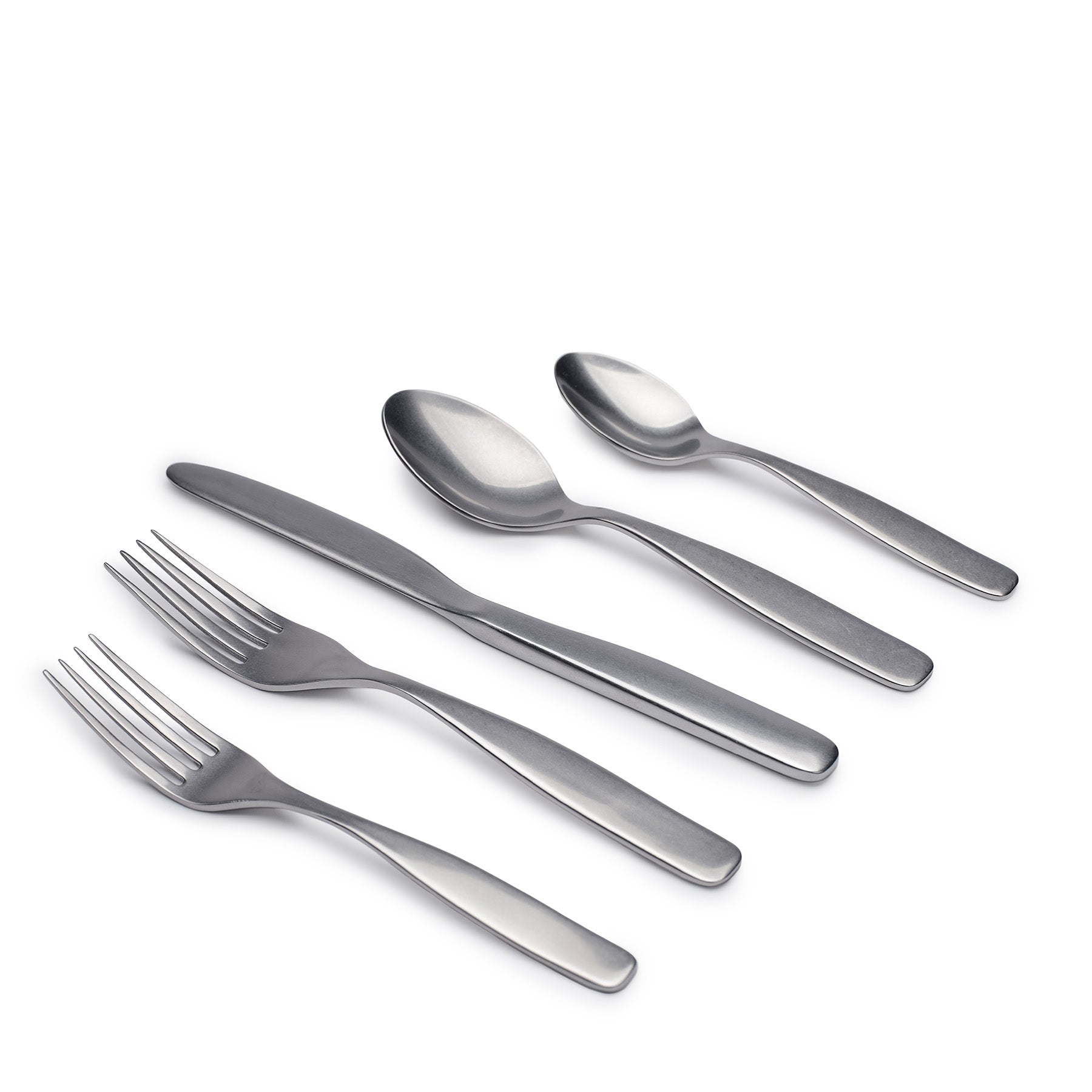 Reyes Flatware in Tumbled (5 piece setting)
