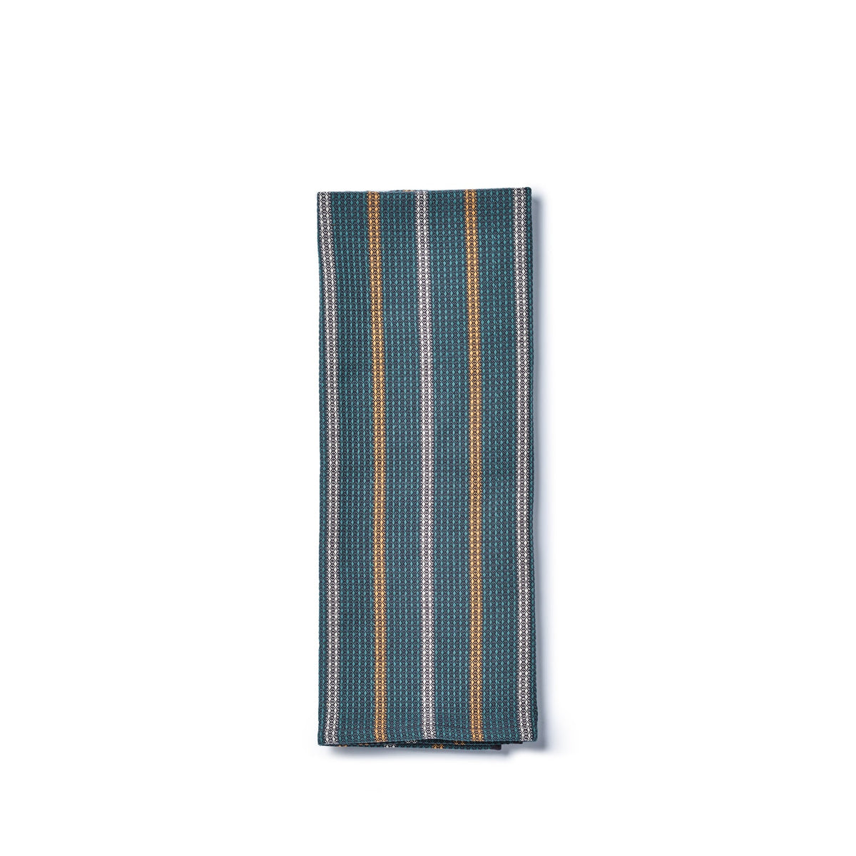 Slate Cotton Waffle Weave Tea Towel in Juniper