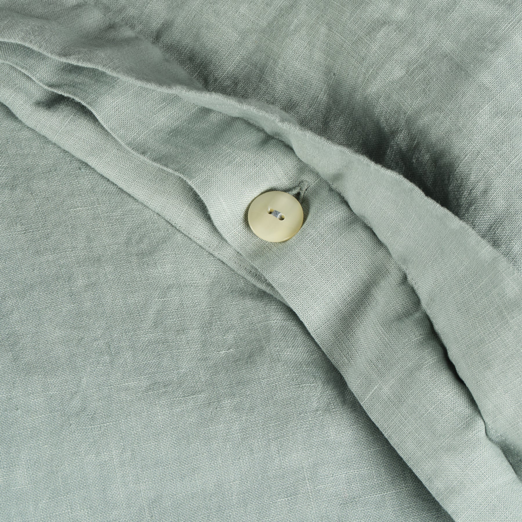 Tela Linen Duvet Cover in Ash Gray