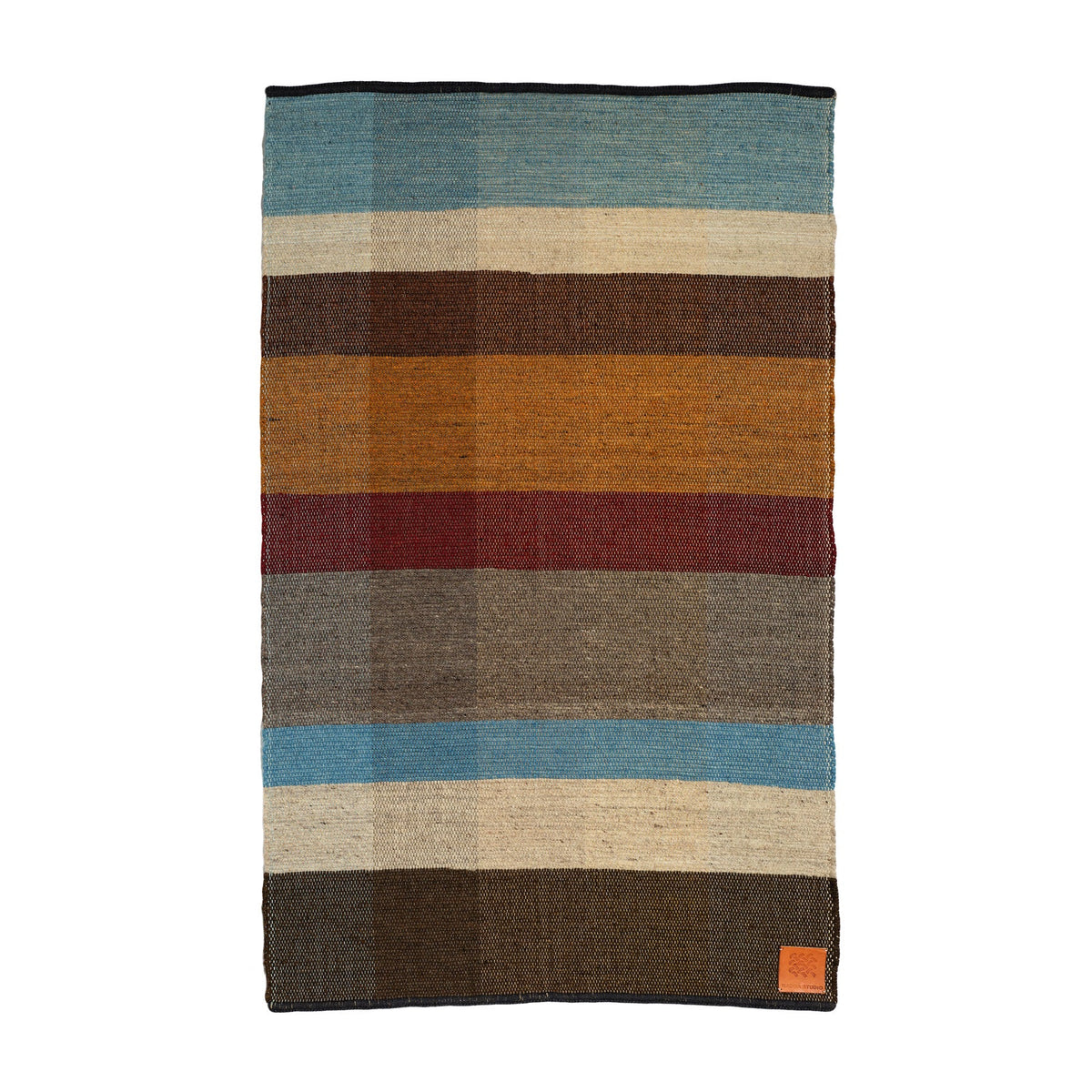 Wool Remnant Hand Woven Rug 25