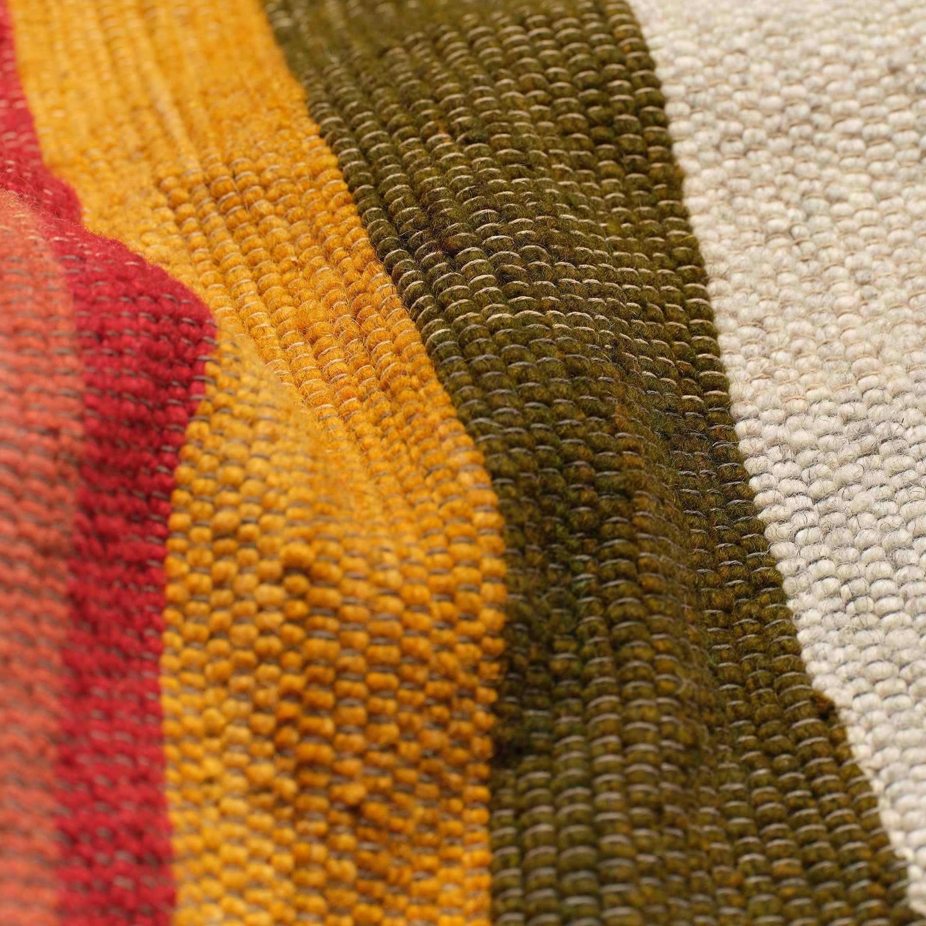 Wool Remnant Hand Woven Rug 26