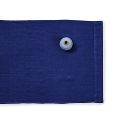 Tela Linen Runner in Lyons Blue