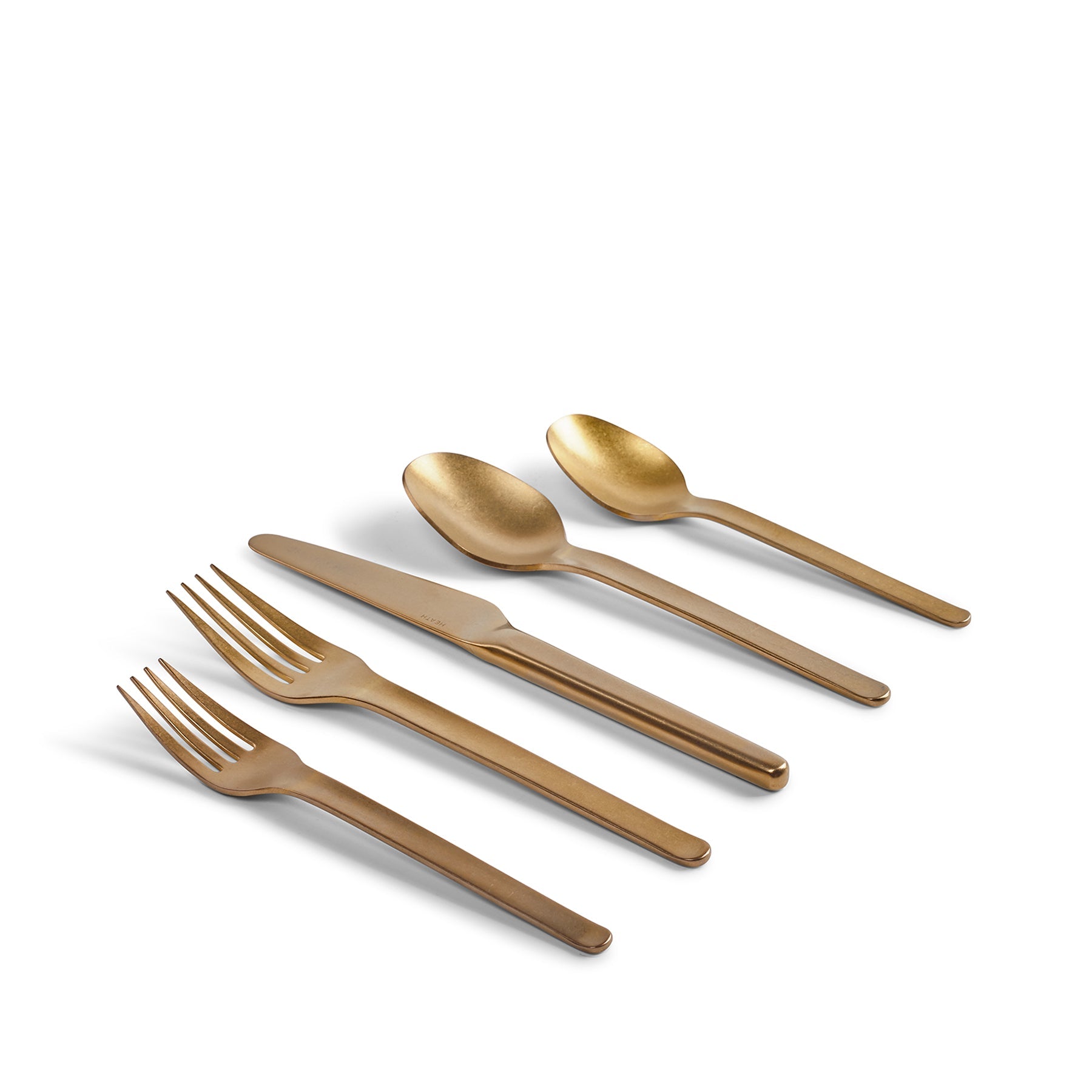Muir Flatware in Amber (5 Piece Setting)