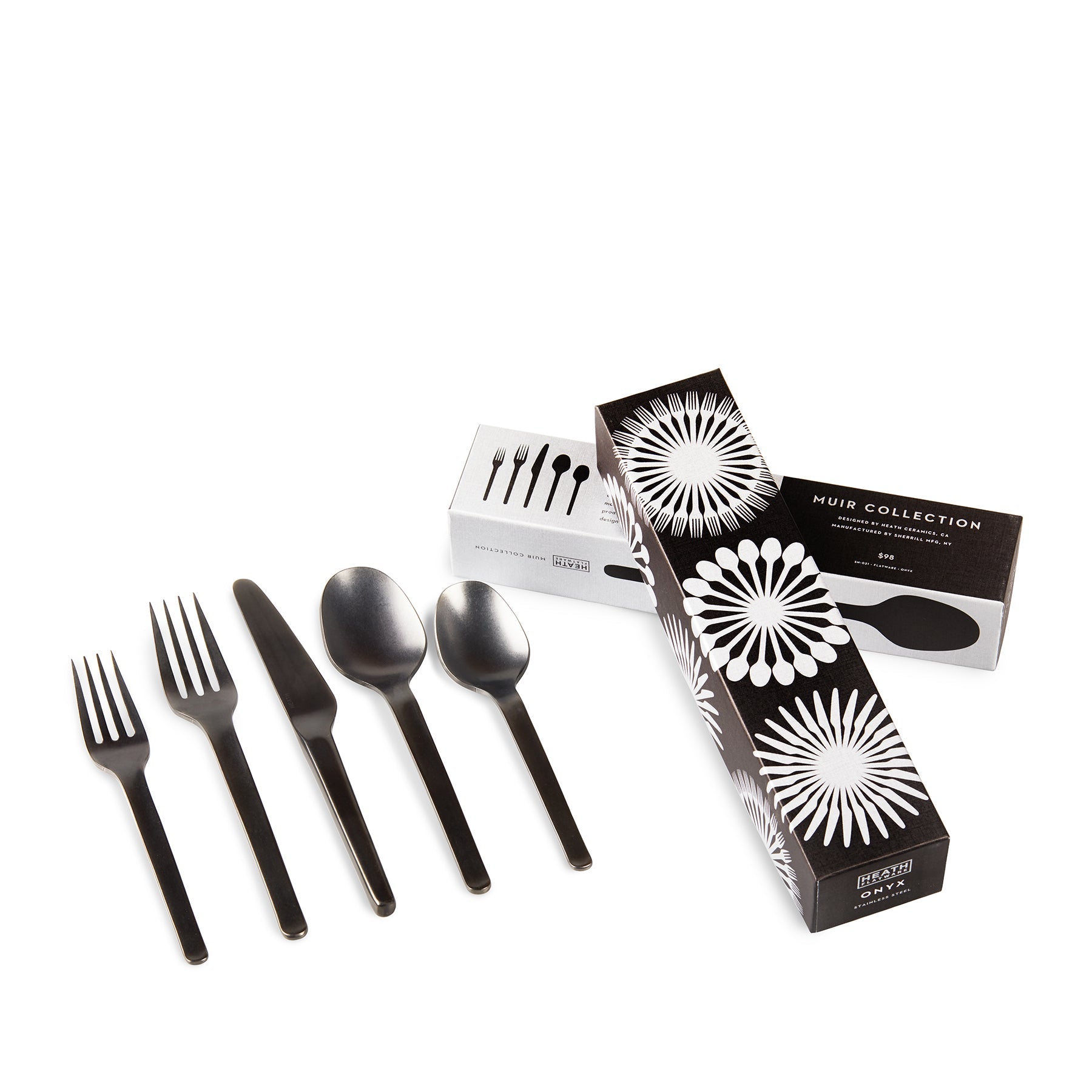 Muir Flatware in Onyx (5 Piece Setting)