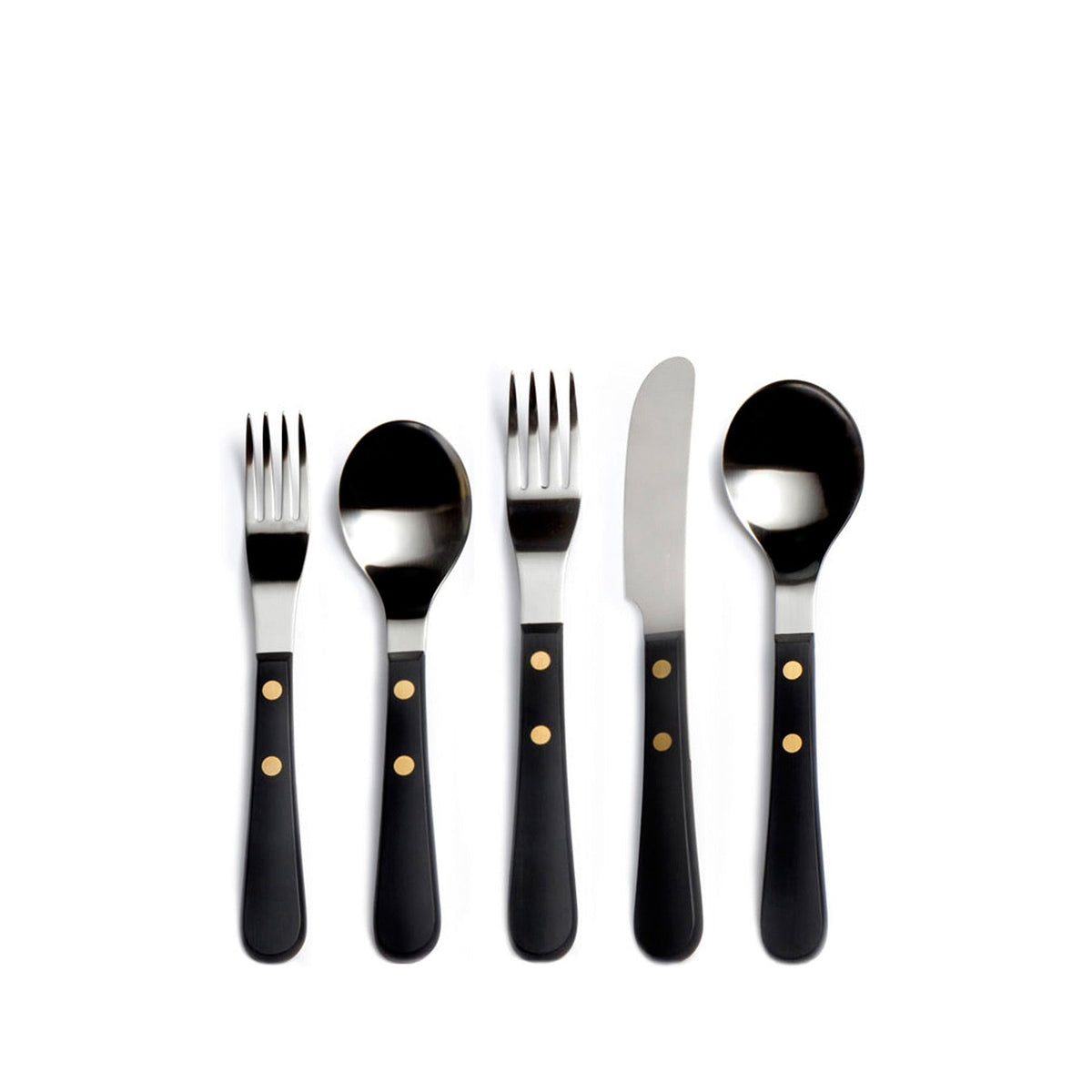 Provencal Flatware in Black (5 piece setting)