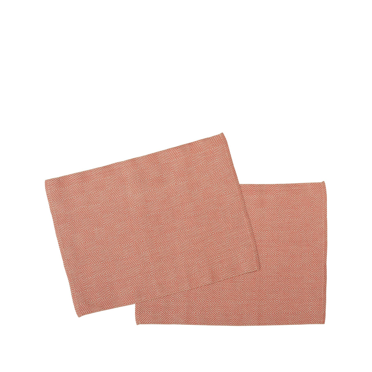 Rutig Strandrag Placemats in Brick Red (Set of 2)